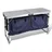 vidaXL Campingschrank Aluminium Silber