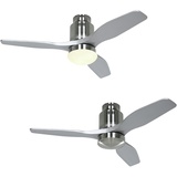 CasaFan Aerodynamix Eco BN-SL 112 cm Deckenventilator grau/silber