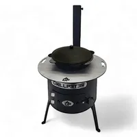 Grillpeter Utschak Asamat mit Feuerplatte aus Stahl 6mm D60cm
