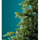 Lumineo LED-Lichterkette 1 m Silber warmweiß