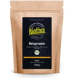 Biotiva Reisprotein Bio Pulver 1000 g
