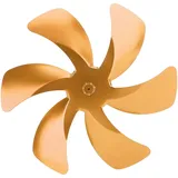 6-flügeliger Ofenventilator Aus Aluminiumlegierung – Verbessert Die Warmluftzirkulation – Ersatz Für Kaminventilatoren – Gold