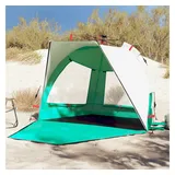 vidaXL Strandzelt 2 Personen Seegrün Quick Release Wasserdicht