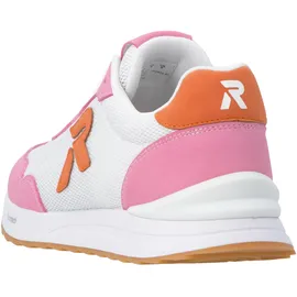 Rieker Sneaker Low Damen Orange/Rosa/Weiß 40