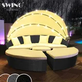 Swing&Harmonie Sonneninsel Loungeset Rattan