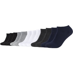 Camano Sneaker Socken Herren Damen CA-Soft Organic Cotton 12er Pack in 47-49 Blau Mix