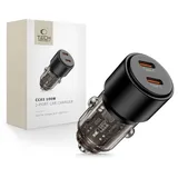 techprotect CC03 2-Port PD100W KFZ-Ladegerät Schwarz