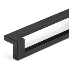 Emuca Cleveland, Achsabstand 128 mm, L144 mm,Schwarz, Zamak, 5 st