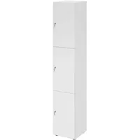 Hammerbacher Schliessfachschrank 6OH 3xDS ws/ws
