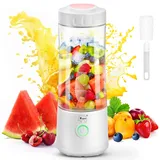 Tragbarer Mixer, Mini Mixer Smoothie Maker für Shakes und Smoothies, Persönliche Smoothie Blender mit Wiederaufladbarem USB für Reisen, Outdoor, Fitnessstudio, und Zuhause