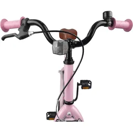 vidaXL Kinderfahrrad 18 Zoll RH 0 cm Hellrosa