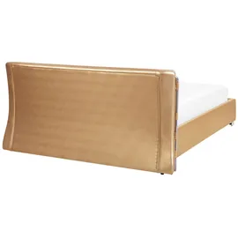 Beliani Paris 140 x 200 cm Gold