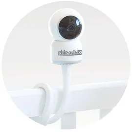Chipolino Babyphone Atlas, Babyeinheit, flexibler Silikonständer weiß