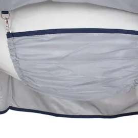 Bucas Fliegenregendecke Buzz-off Rain & Neck 130 cm Silber/Blau
