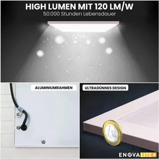enovalite LED-Panel 36W 62x62 cm