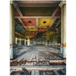 Artland Wandbild »Lost Place - Der letzte Tanz Tanzsaal«, Gebäude, (1 St.), als Alubild, Outdoorbild, Poster in verschied. Größen Artland Farbe Bild(er): bunt