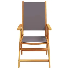 vidaXL Garten Essgruppe 7 pcs Anthrazit Akazie Massivholz