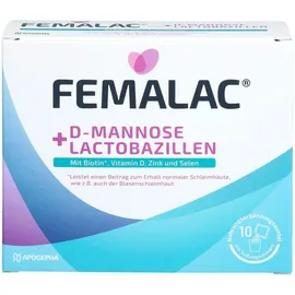 Apogepha FEMALAC D-Mannose + Lactobazillen 10 St.