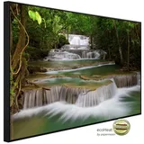 Papermoon Infrarotheizung Tiefer Waldwasserfall 350 W bunt