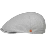 Mayser Sidney Gomera Flatcap Schirmmütze Schiebermütze Herren - Made in The EU mit Schirm, Futter Sommer Frühling-Sommer - 59 cm grau - 59