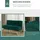 Homcom 2-Sitzer Stoffsofa Polstersofa Sitzmöbel Loungesofa Holz, 56.5x77x117 cm
