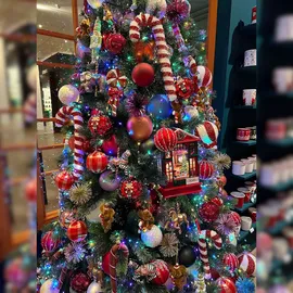 Kaemingk Weihnachtsbaumkugeln rot