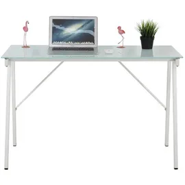 Möbilia Schreibtisch Tullia Weiß