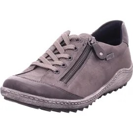 REMONTE Schnürschuh, in Metallic-Optik