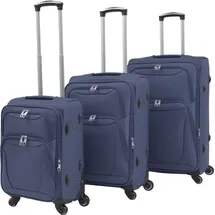 vidaXL Koffer-Set 3-tlg. marineblau