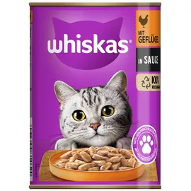 Whiskas 1+ Geflügel in Sauce 24 x 400 g