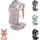 KIKKABOO Babytrage Hoody Fly Strickstoff