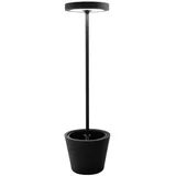 Zafferano Stehleuchte Solar Aluminium/Kunststoff H. 156 cm inkl. LED schwarz