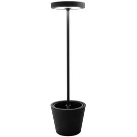 Zafferano Stehleuchte Solar Aluminium/Kunststoff H. 156 cm inkl. LED schwarz