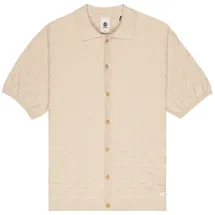 Element Poloshirt "Sight Textured", Herren, Gr. L, oat milk, Obermaterial: 60% Baumwolle, 40% Polyester., Shirts
