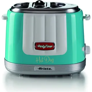 Ariete 206 Hot-Dog-Gerät Party Time, Hot Dog Maker 650W Licht Blau