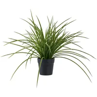 Tinkaro Gras, Grün, Kunststoff, 45 cm, Dekoration, Blumen &