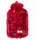 BiggDesign Wärmflasche 2 L mit weichem Plüschbezug, Rot, für Bett und Sofa