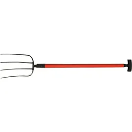 Polet Dunggabel Zinken-L.320mm 4 Zinken Fiberglas T-Stie