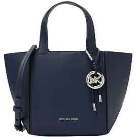Michael Kors Jordi Small Schultertasche Leather Dark Blue