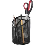 Wedo Stifteköcher Office, aus Drahtmetall, 3 Fächer, schwarz