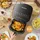 Aigostar Fritteuse heissluft ohne fett, Heißuftfritteuse xxl BPA-frei 4.2L, 8 Menü und Rezept-Community, LED-Touchscreen, 1400W