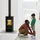 FIREPLACE Kobe 2 Keramik Schwarz