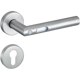 Meintürgriff LED-Türgriff Orbit Türdrücker Edelstahl Matt Türgriff Drückergarnitur, WC