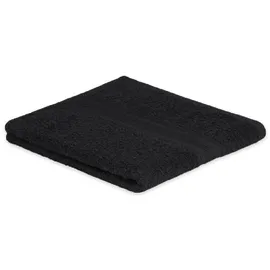EXKLUSIV HEIMTEXTIL Handtuch 50 x 100 cm schwarz