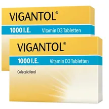 VIGANTOL 1.000 I.E. Vitamin D3 Tabletten  2 x 200 St.