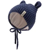 Sterntaler Strickmütze Ohren marine, 45 cm