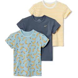 Tchibo - 3 Kinder-T-Shirts - Herren - Gr. 86/92 - dunkelblau