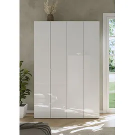 OTTO home SMILE 124 x 184 x 35 cm 7 Ebenen, 14 Fächer weiß hochglanz