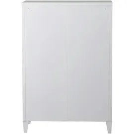 [en.casa] Oripää Aktenschrank 110 x 75 x 33 cm Weiß