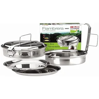 IBILI FIAMBRERA Con PLATOS INOX 16 CMS, Silber
